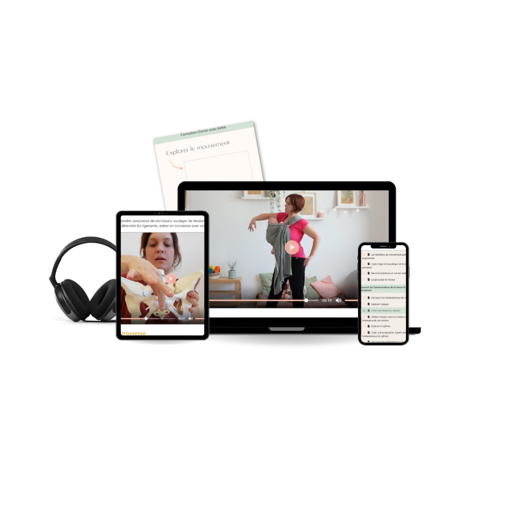 formation danse avec bébé et danse prénatale e-learning